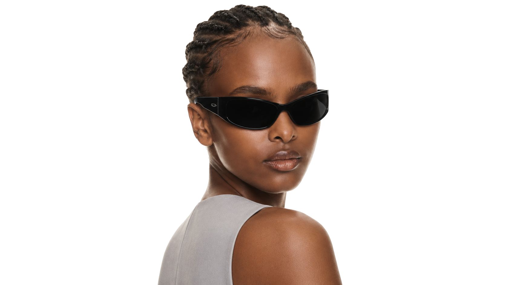 SOVA sunglasses with sculptural lenses